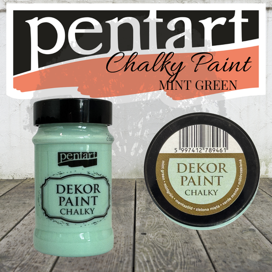 Pentart Dekor Chalk Paint - Mint Green - 100ml