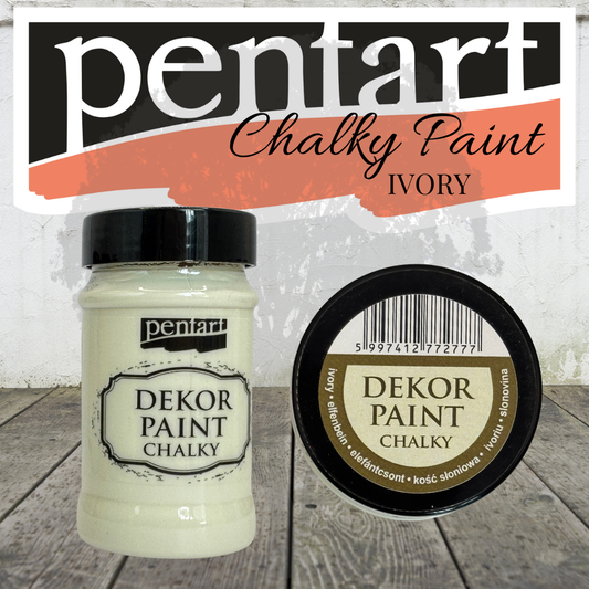 Pentart Dekor Chalk Paint - Ivory - 100ml