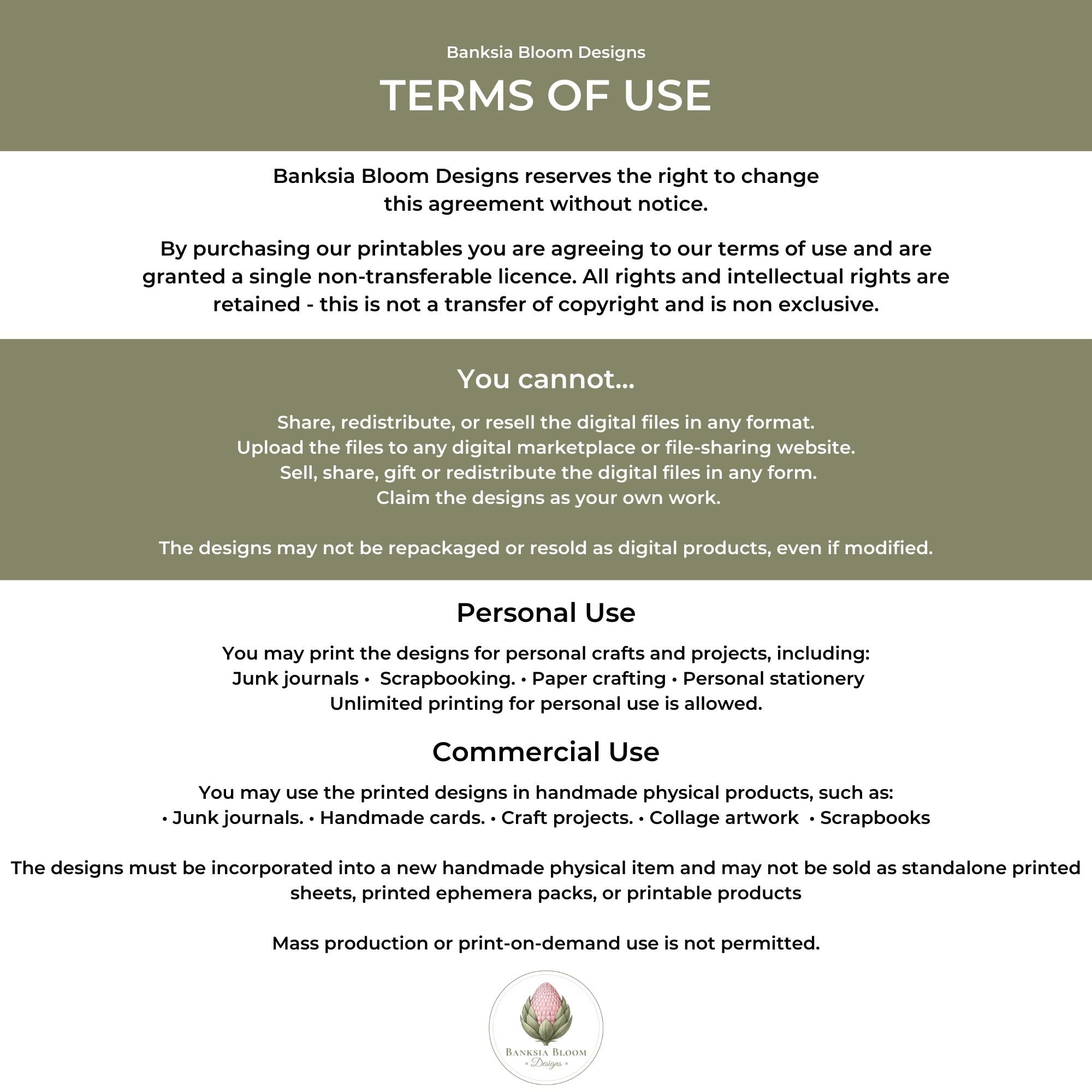 Printable - Vintage Herb Seed Packets