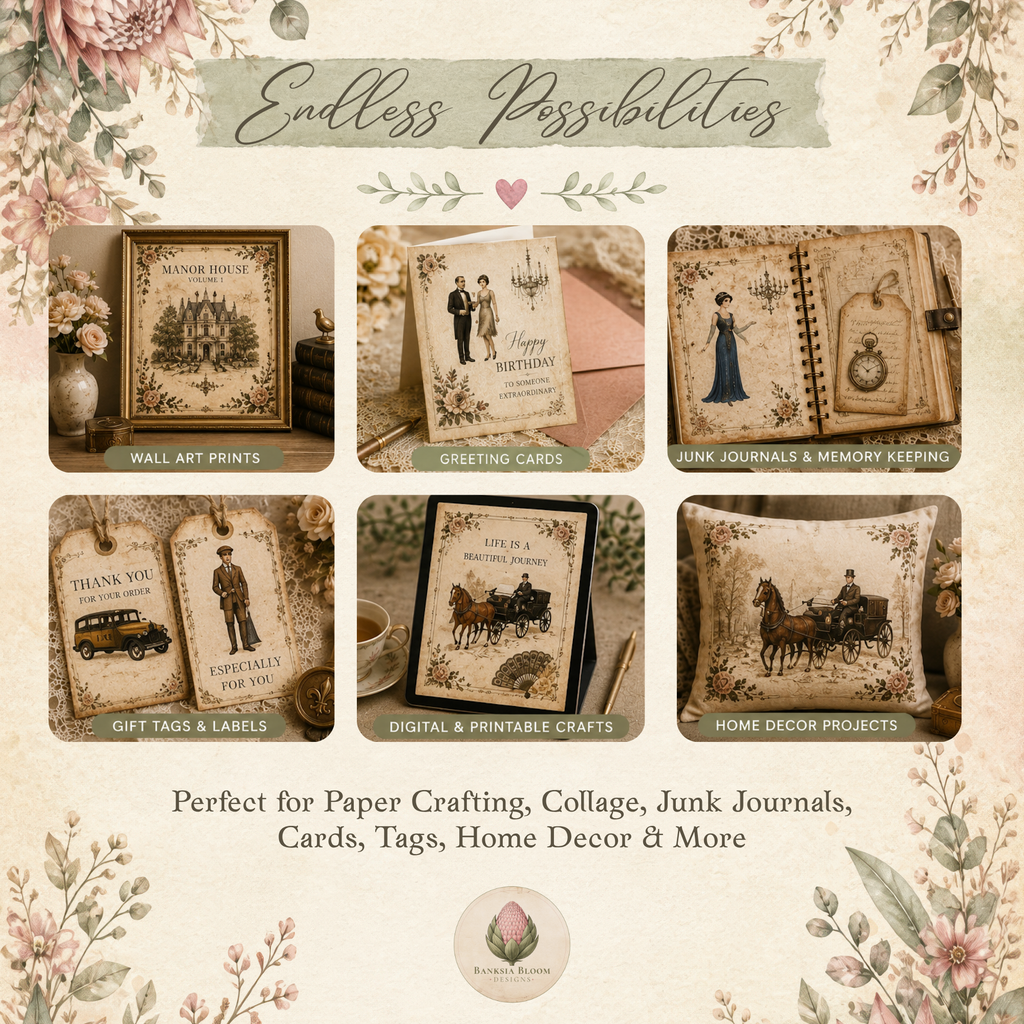 Clipart - 1920s Manor House Vol. 2