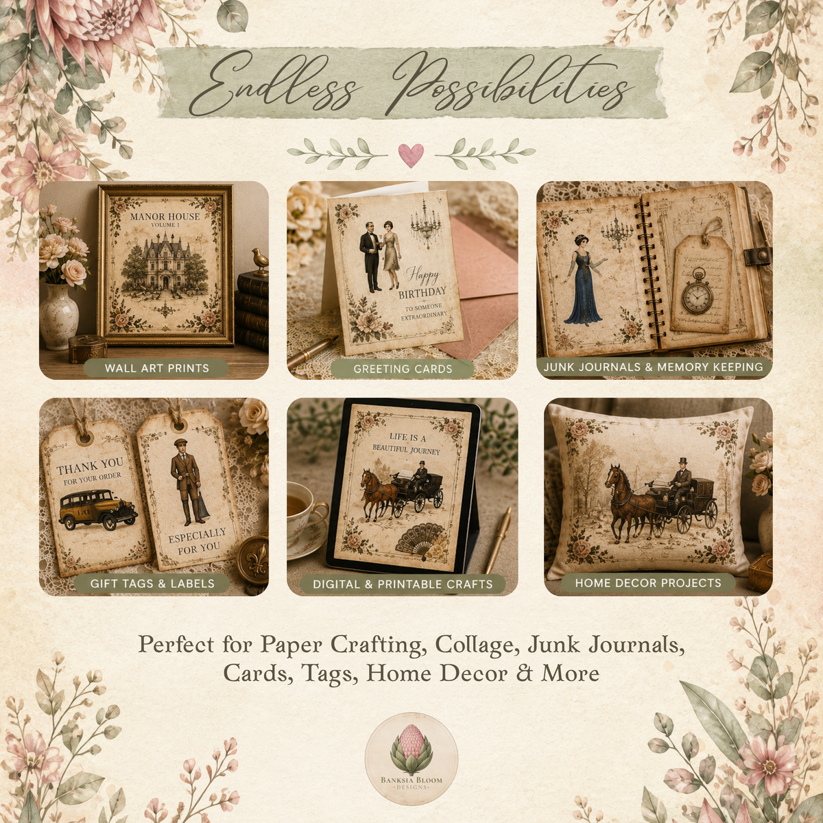 Clipart - 1920s Manor House Vol. 2