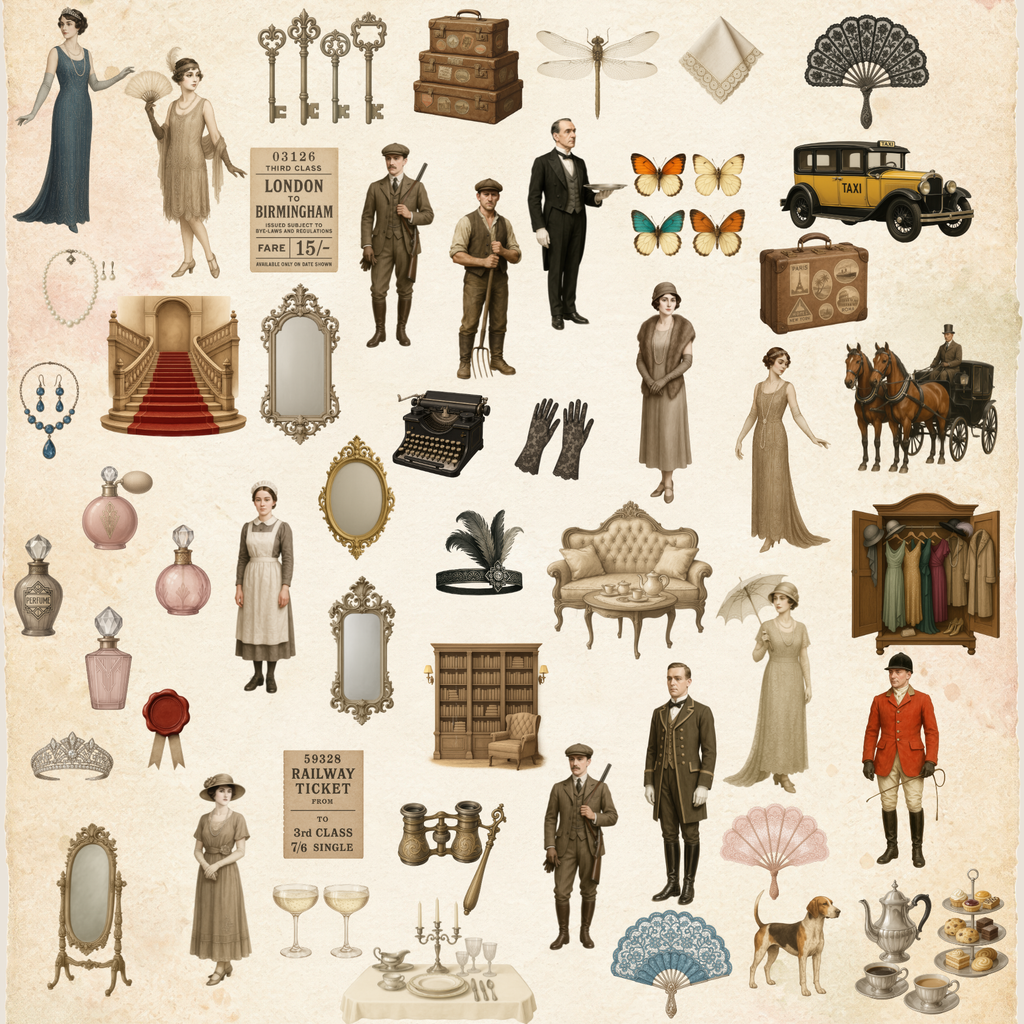 Clipart - 1920s Manor House Vol. 2