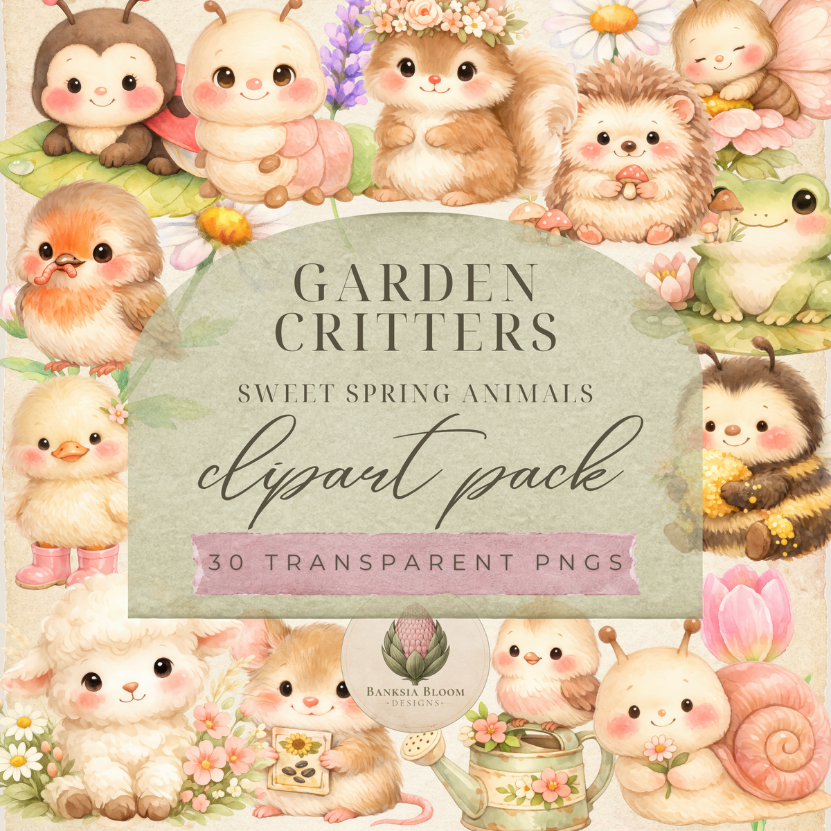Clipart - Garden Critters