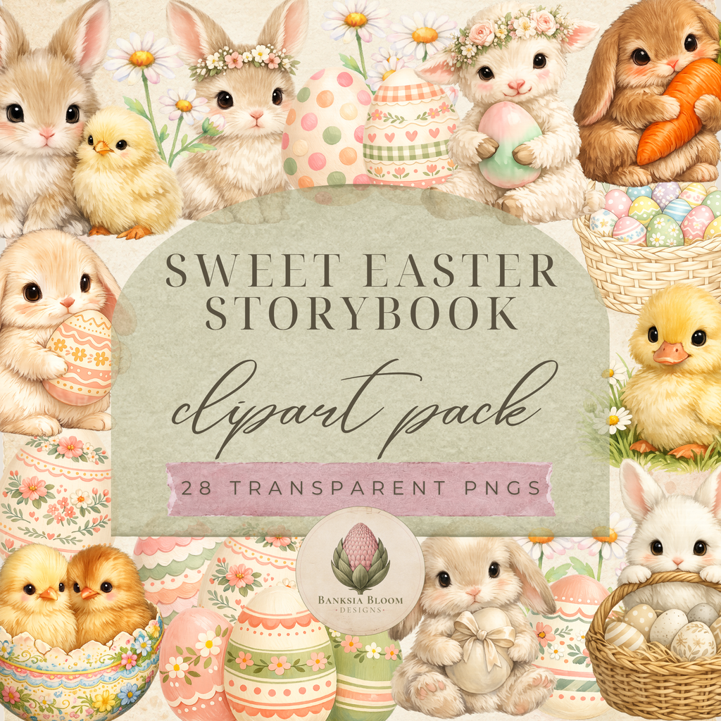 Clipart - Sweet Easter Storybook