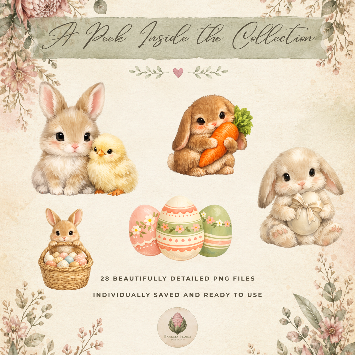 Clipart - Sweet Easter Storybook
