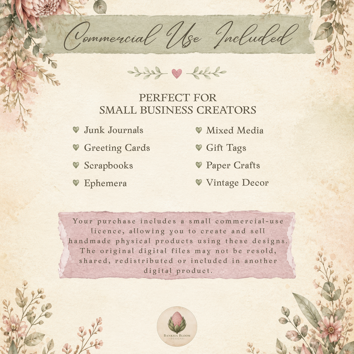 Printable - Vintage Flower Seed Packets