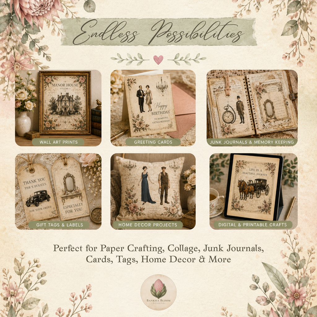 Clipart - 1920s Manor House Vol. 1