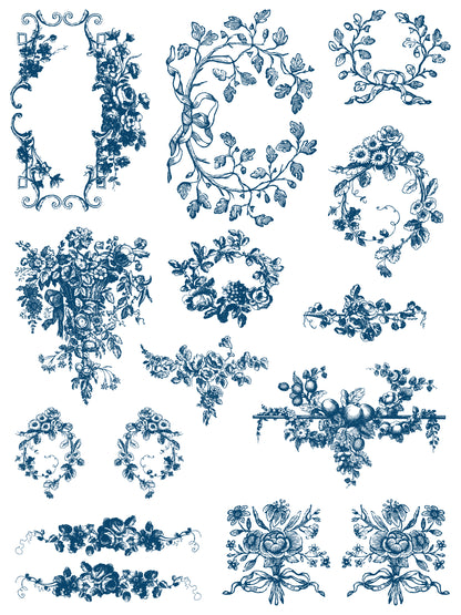 Iron Orchid Designs - Delft Traditions Azure Paint Inlay
