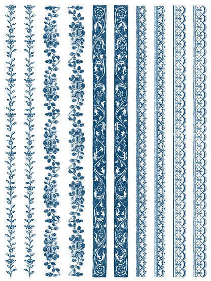 Iron Orchid Designs - Delft Traditions Azure Paint Inlay