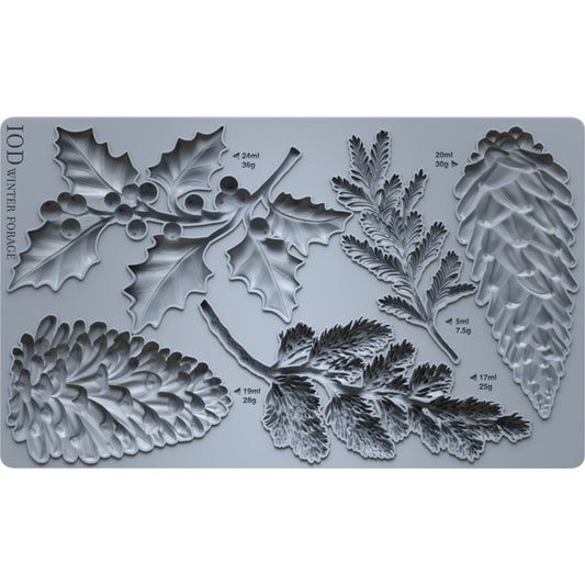 Iron Orchid Designs - Winter Forage Decor Mould