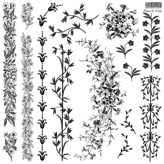 Iron Orchid Designs - Flora & Vine Decor Stamp
