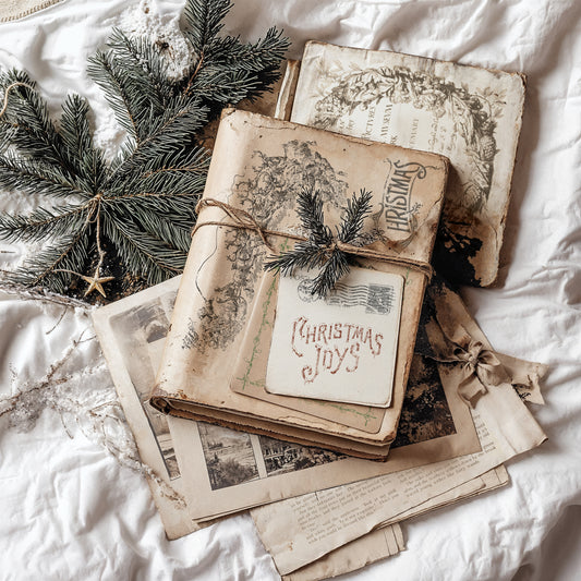 Iron Orchid Designs - Christmas Post Decor Stamp