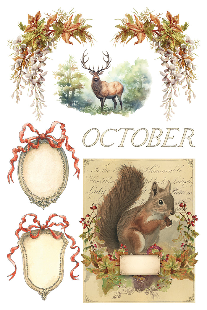 Iron Orchid Designs - Santas Hollow Decor Transfer Pad