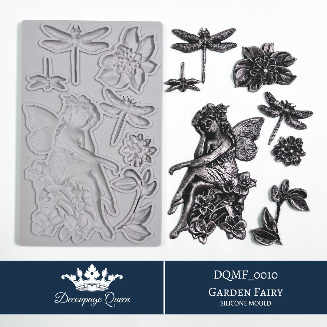 Decoupage Queen - Mould - Garden Fairy