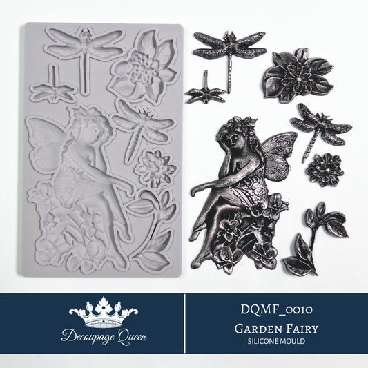 Decoupage Queen - Mould - Garden Fairy