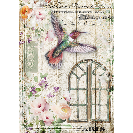 Decoupage Queen - Airy Hummingbird