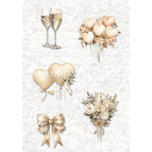 Decoupage Queen - Dainty and the Queen - Wedding Elements