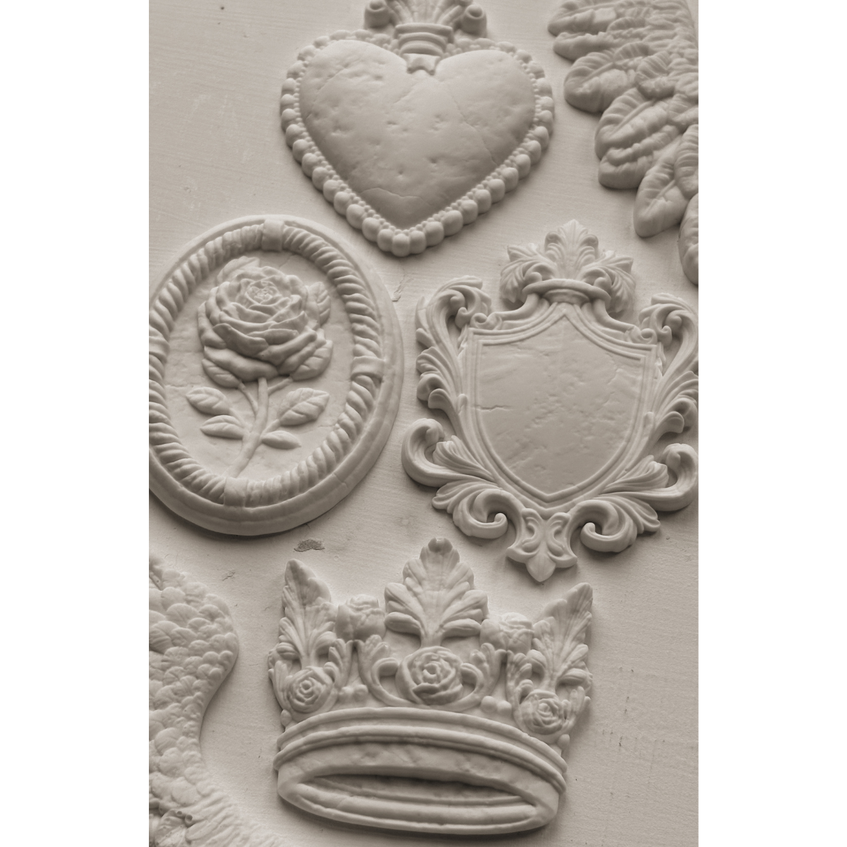 IOD - Heraldry Decor Mould - Rustic River Home