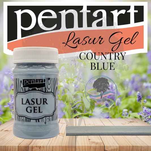 Pentart Lasur Gel - 100 ml - Country Blue