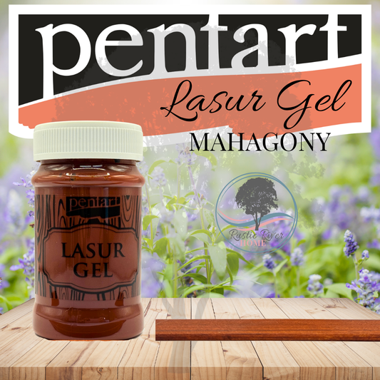 Pentart Lasur Gel - 100 ml - Mahagony