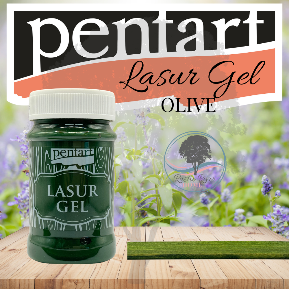 Pentart Lasur Gel - 100 ml - Olive