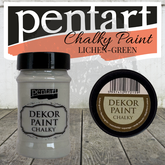 Pentart Dekor Chalk Paint - Lichen-Green - 100ml
