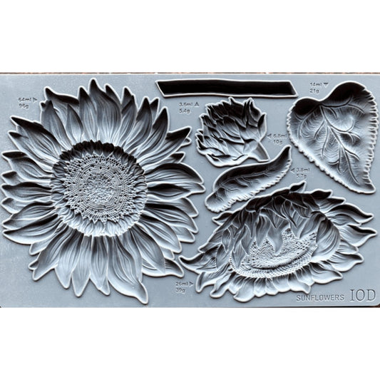 Iron Orchid Designs - Sunflowers Decor Mould - Rustic River Home