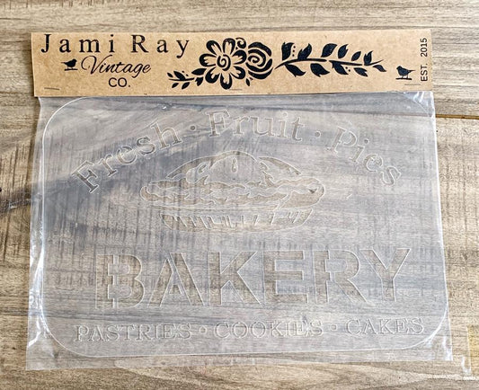 JRV Stencil - Bakery - Rustic River Home