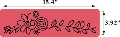 JRV Stencil - Long Flower Set - Rustic River Home