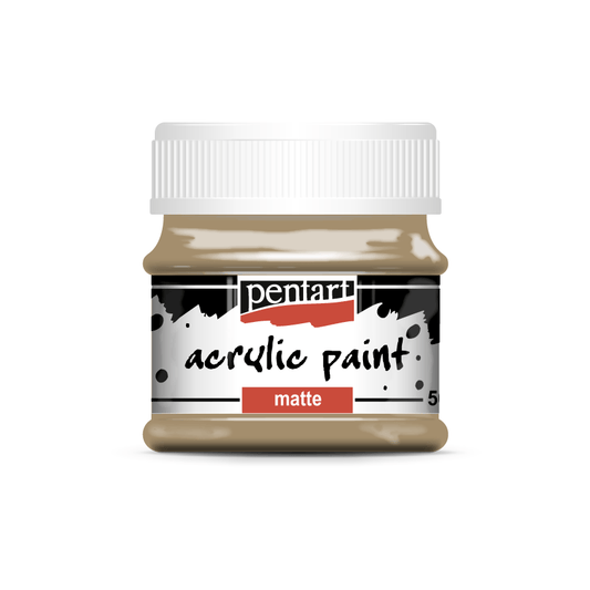 Pentart - Acrylic Paint - Matte - Hazelnut - Rustic River Home