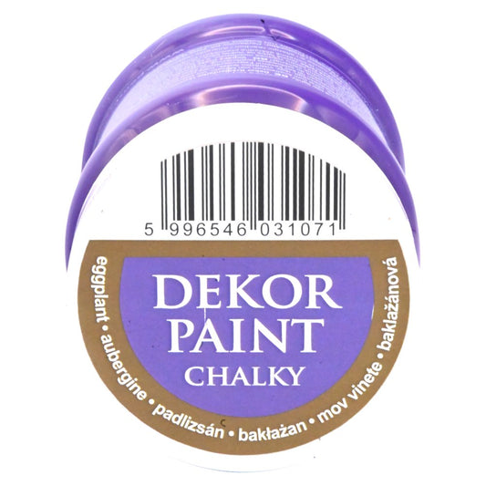 Pentart Dekor Chalk Paint - Eggplant - 230ml - Rustic River Home