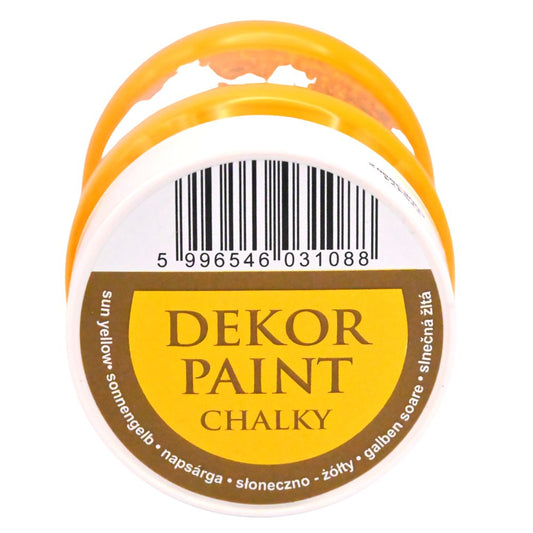 Pentart Dekor Chalk Paint - Sun Yellow - 230ml - Rustic River Home