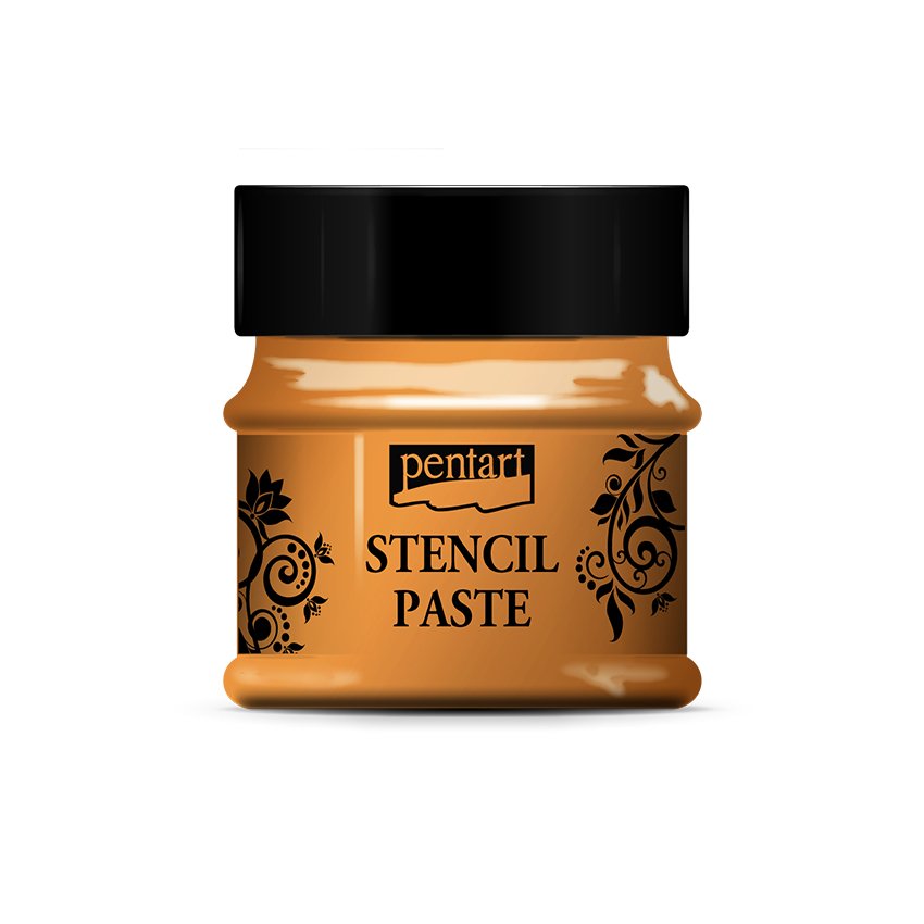 Pentart Stencil Paste - Metallic - 50ml - Bronze - Rustic River Home