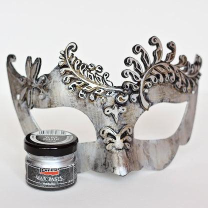 Pentart Wax Paste - Metallic - 20ml - Silver - Rustic River Home